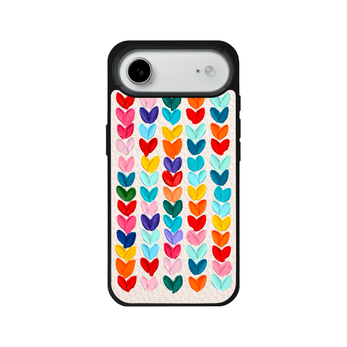 iPhone 17 Air Lovestorm Leather Vegan Deri Telefon Kılıfı Bej - SUMTHINCS