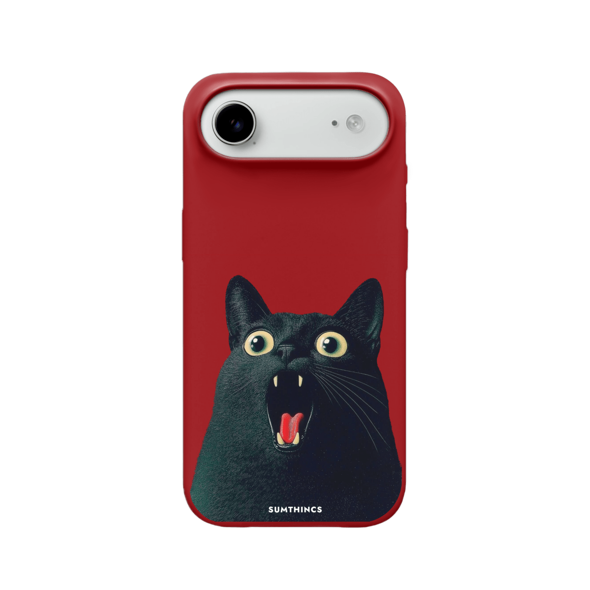 iPhone 17 Air Meoww Premium Telefon Kılıfı Kırmızı - SUMTHINCS