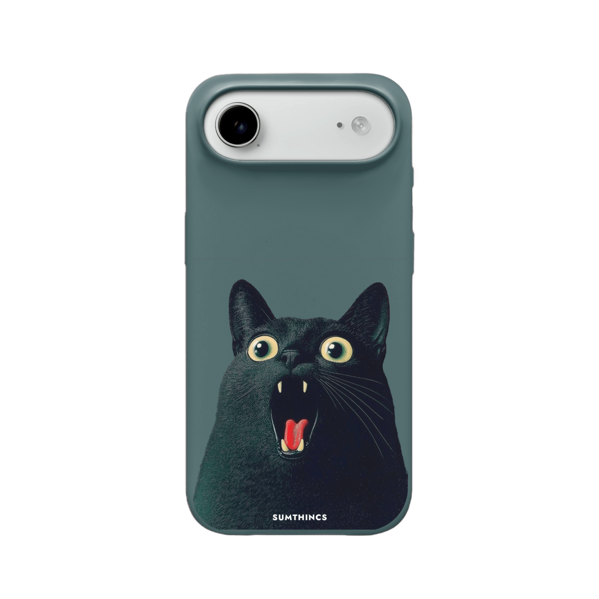iPhone 17 Air Meoww Premium Telefon Kılıfı Kaktüs Yeşili - SUMTHINCS