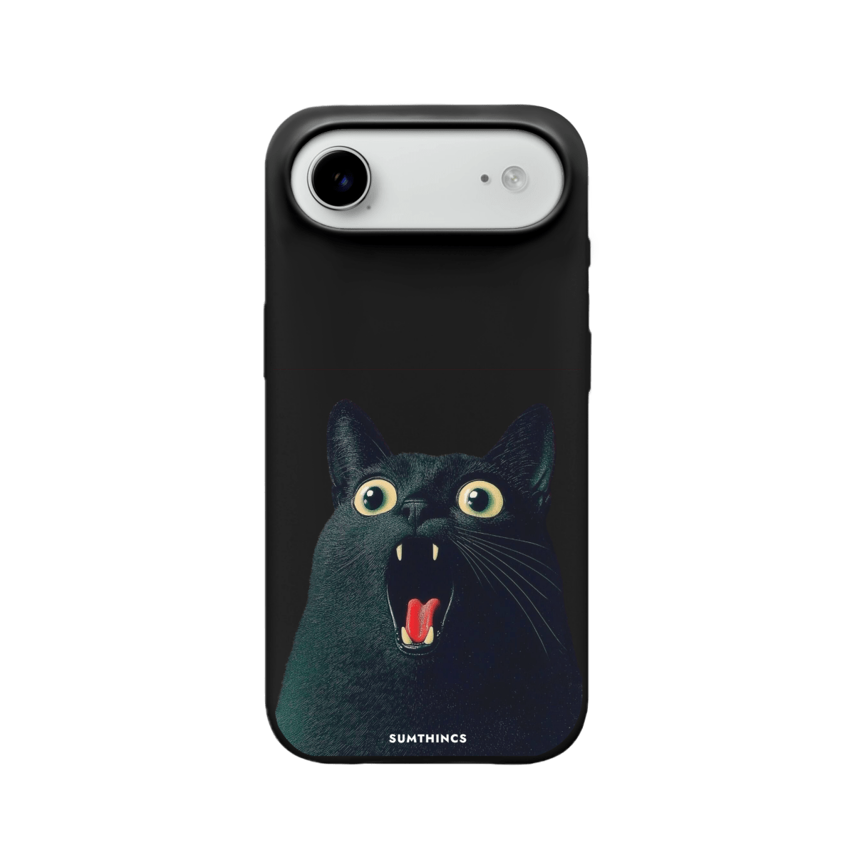 iPhone 17 Air Meoww Premium Telefon Kılıfı Siyah - SUMTHINCS