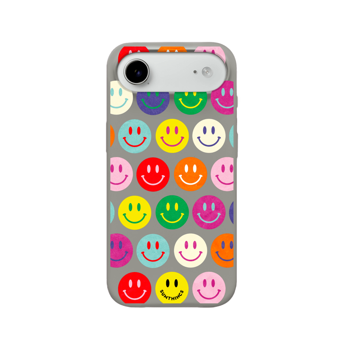 iPhone 17 Air Miles of Smiles Premium Telefon Kılıfı Gri - SUMTHINCS