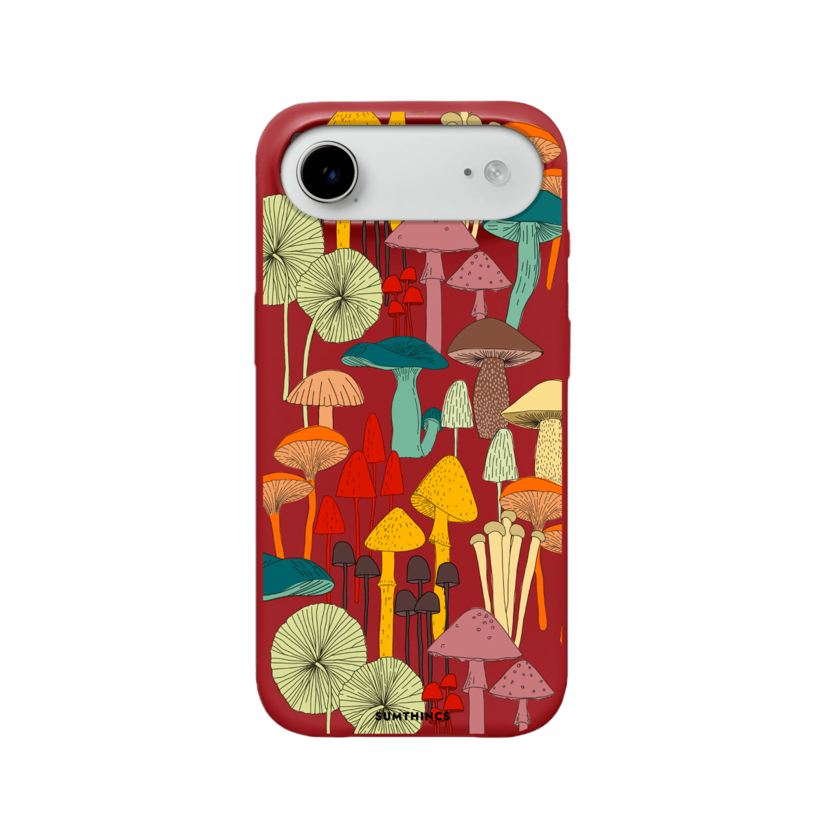 iPhone 17 Air Mushrooms Premium Telefon Kılıfı Kırmızı - SUMTHINCS