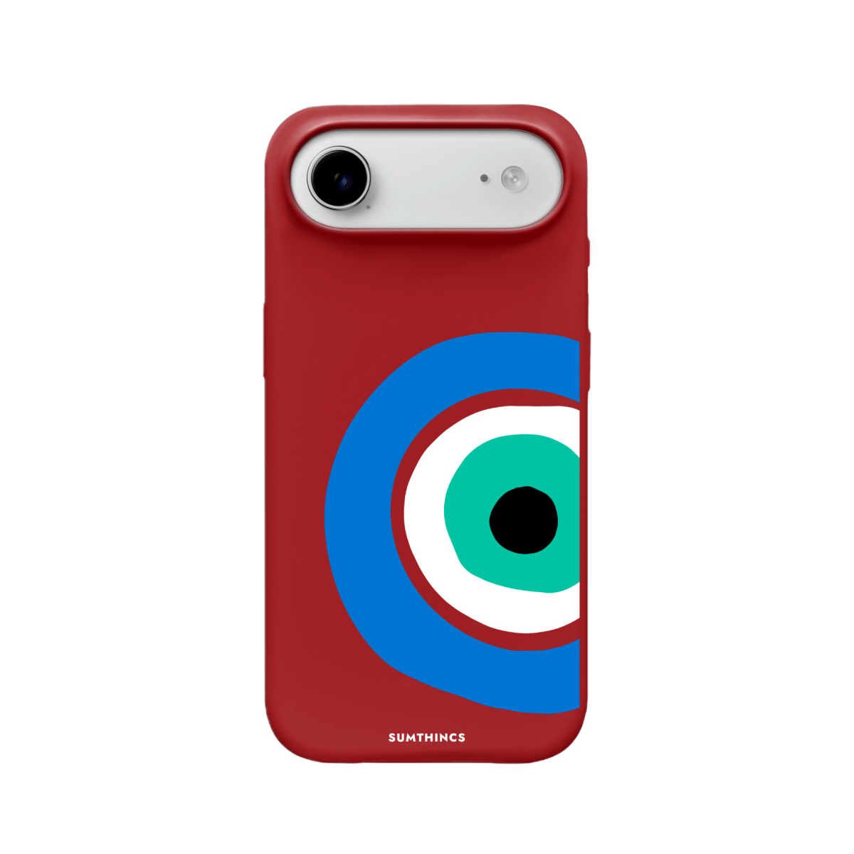 iPhone 17 Air Ocean Eye Premium Telefon Kılıfı Kırmızı - SUMTHINCS