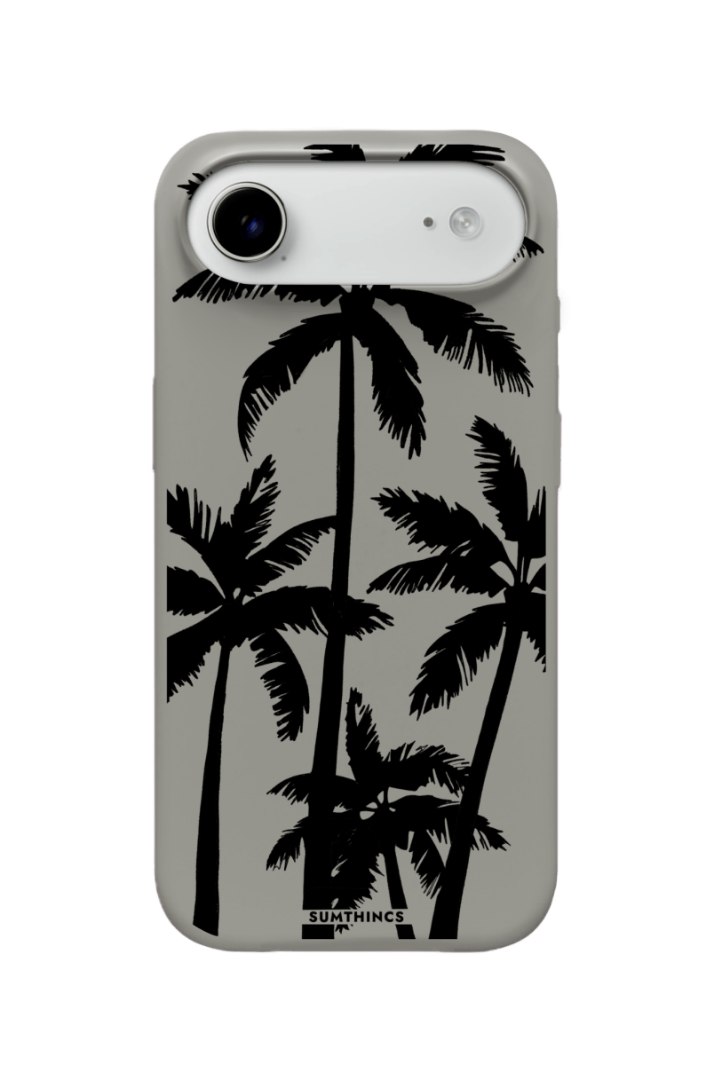 iPhone 17 Air Palm Trees Premium Telefon Kılıfı Gri - SUMTHINCS