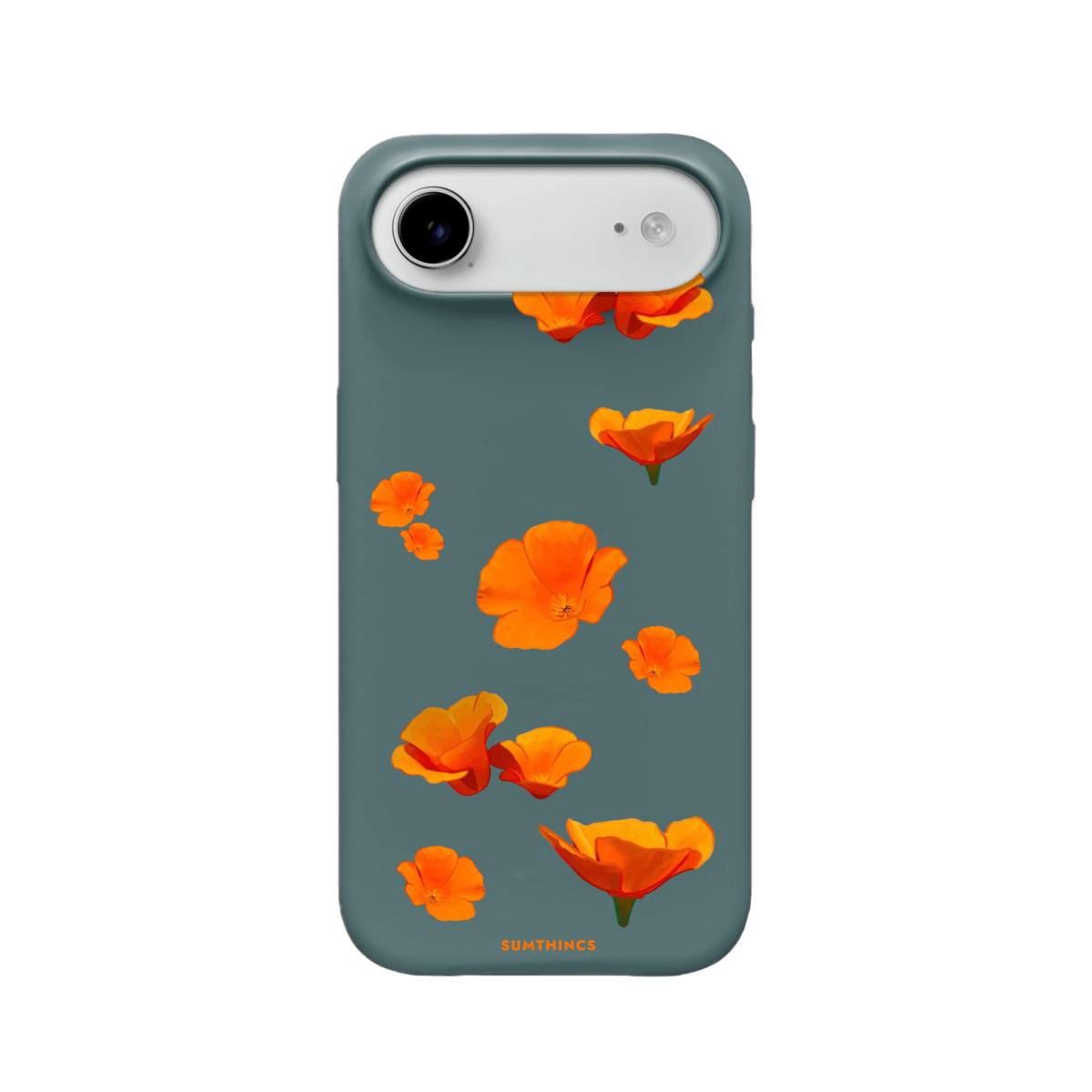 iPhone 17 Air Poppies Premium Telefon Kılıfı Pasifik Mavi - SUMTHINCS