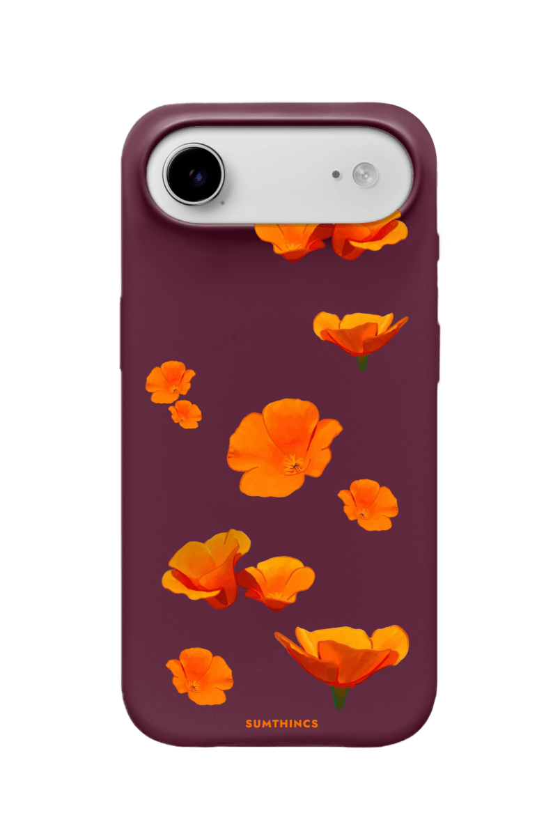 iPhone 17 Air Poppies Premium Telefon Kılıfı Pasifik Mavi - SUMTHINCS