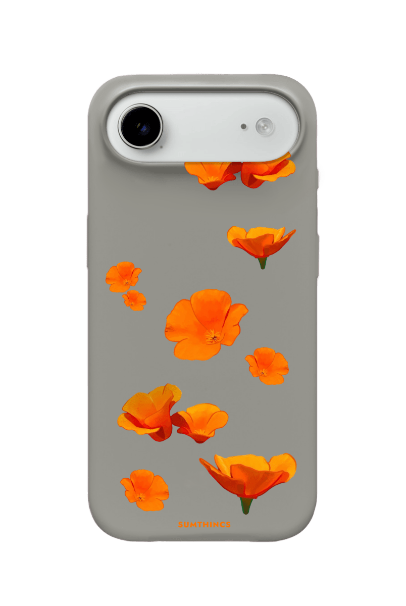 iPhone 17 Air Poppies Premium Telefon Kılıfı Pasifik Mavi - SUMTHINCS