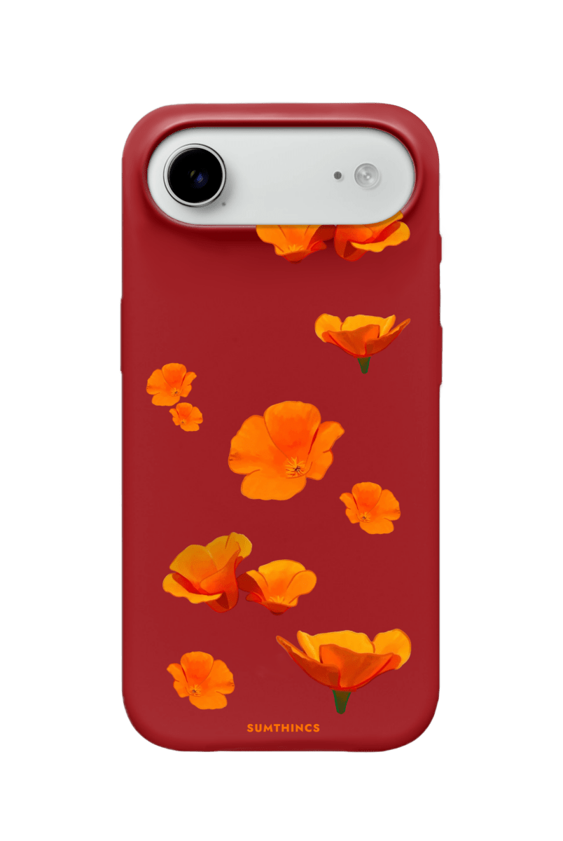 iPhone 17 Air Poppies Premium Telefon Kılıfı Pasifik Mavi - SUMTHINCS