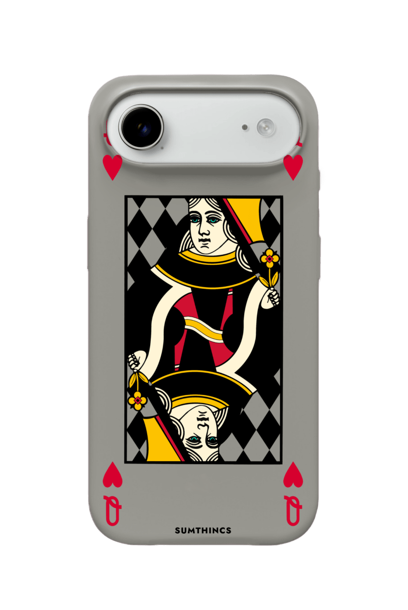 iPhone 17 Air Queen Premium Telefon Kılıfı Gri - SUMTHINCS