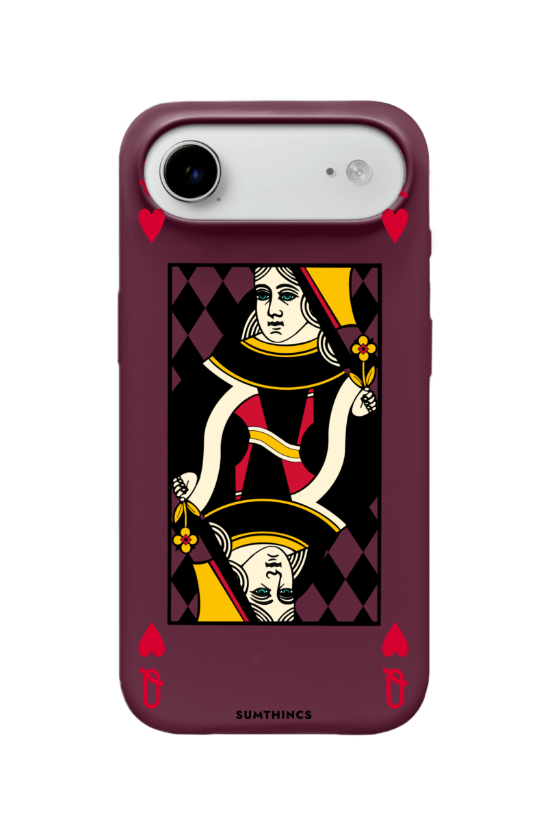 iPhone 17 Air Queen Premium Telefon Kılıfı Bordo - SUMTHINCS