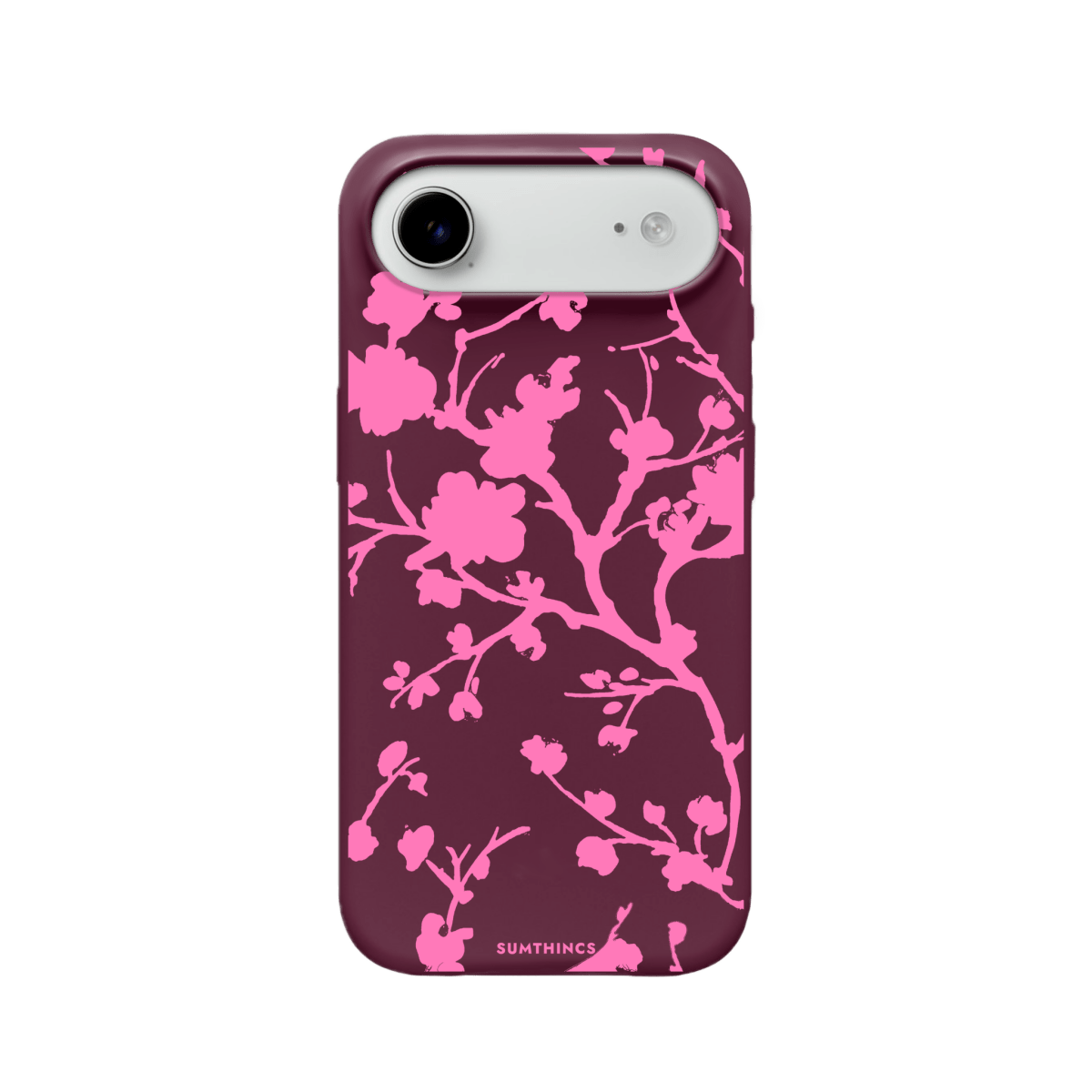 iPhone 17 Air Sakura Premium Telefon Kılıfı Bordo - SUMTHINCS