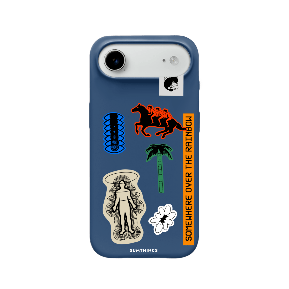 iPhone 17 Air Somewhere Premium Telefon Kılıfı Pasifik Mavi - SUMTHINCS