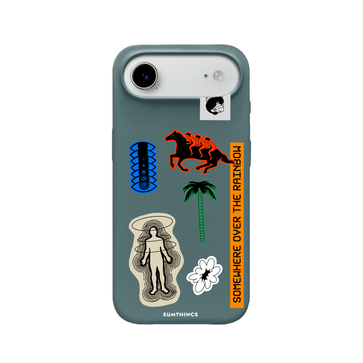 iPhone 17 Air Somewhere Premium Telefon Kılıfı Kaktüs Yeşili - SUMTHINCS