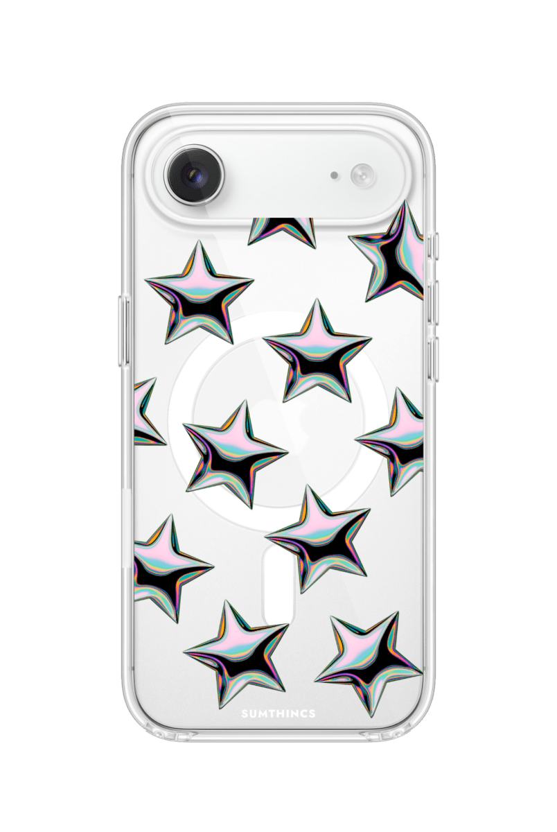 iPhone 17 Air Stars Clear Magsafe Şeffaf Telefon Kılıfı - SUMTHINCS