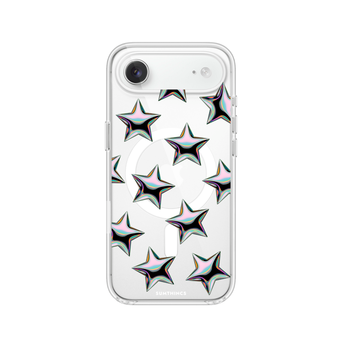 iPhone 17 Air Stars Clear Magsafe Şeffaf Telefon Kılıfı - SUMTHINCS