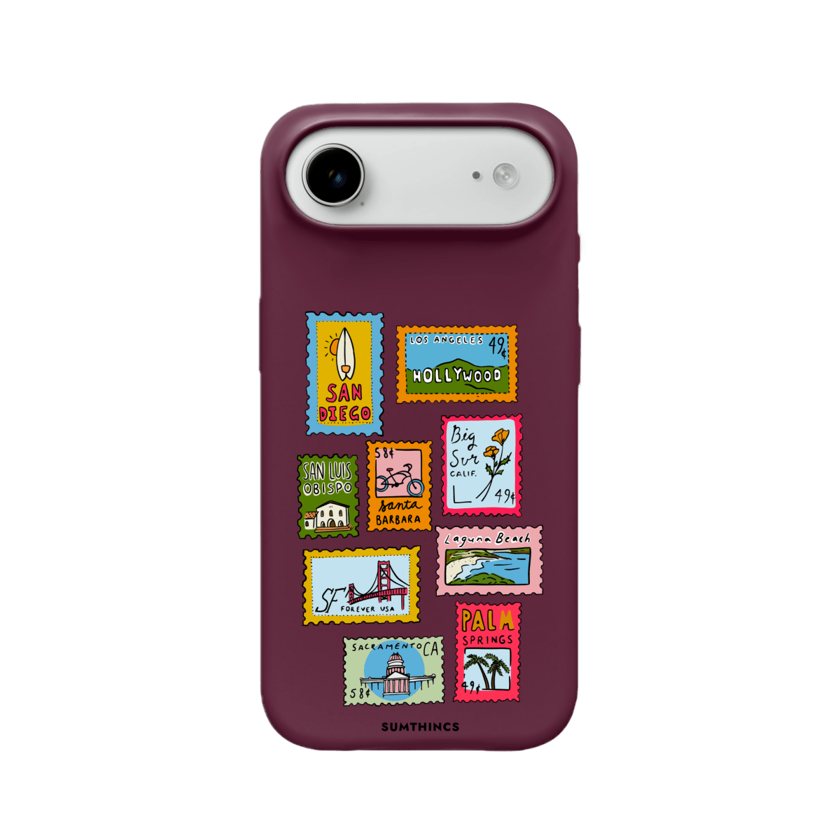 iPhone 17 Air The Grand Tour Premium Telefon Kılıfı Bordo - SUMTHINCS