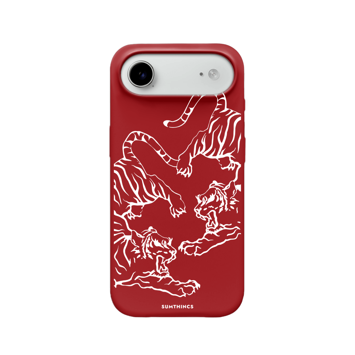 iPhone 17 Air Tigers Premium Telefon Kılıfı Kırmızı - SUMTHINCS