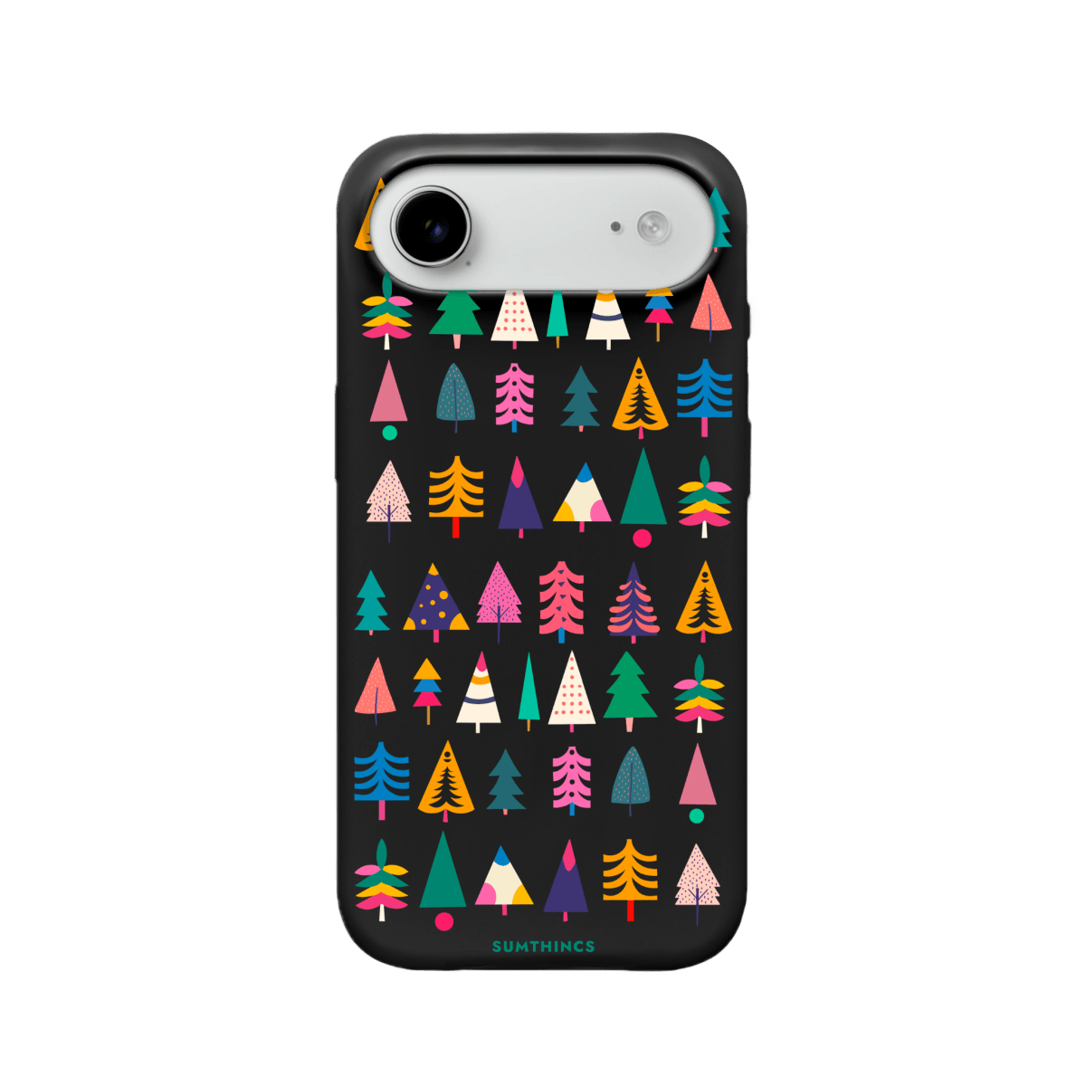 iPhone 17 Air Tiny Forest Premium Telefon Kılıfı Siyah - SUMTHINCS