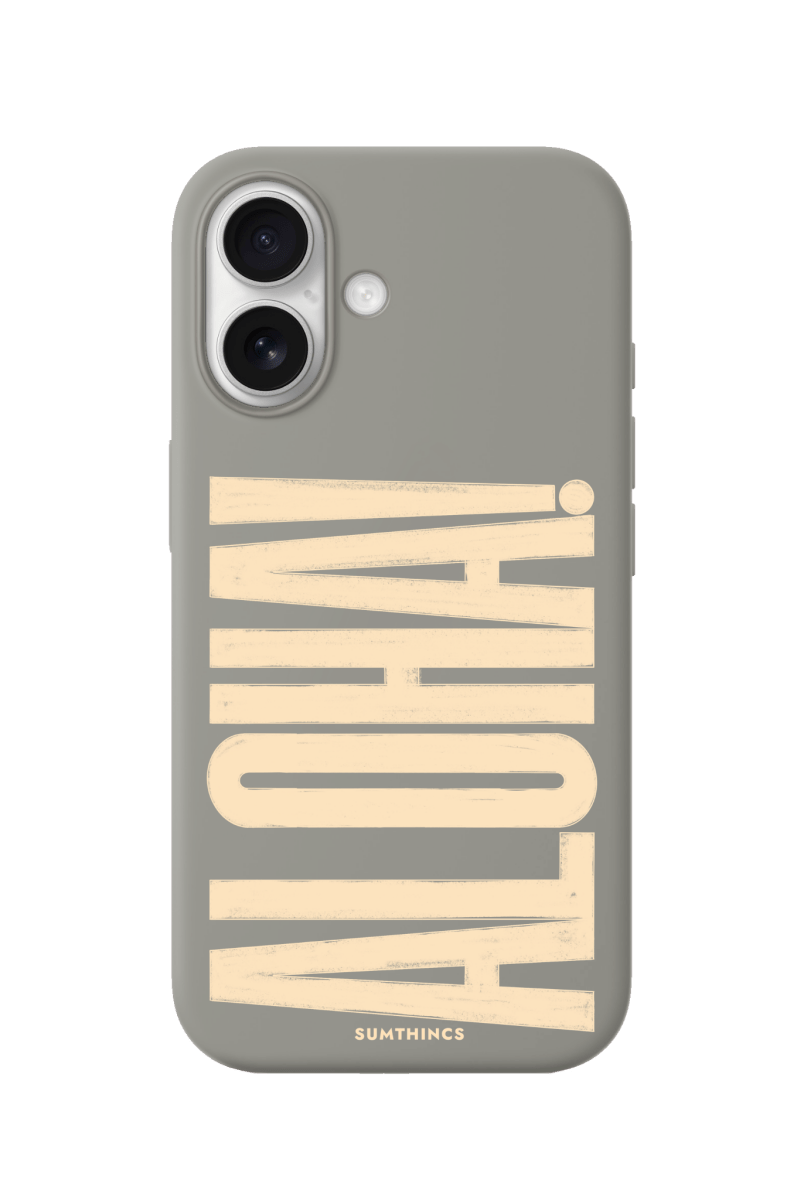 iPhone 17 Aloha Premium Telefon Kılıfı Gri - SUMTHINCS