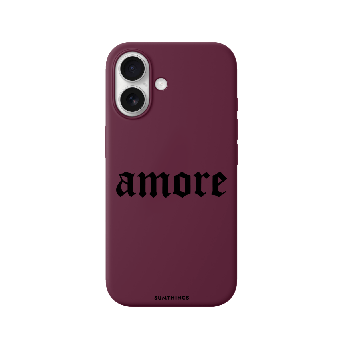 iPhone 17 Amore Premium Telefon Kılıfı Bordo - SUMTHINCS