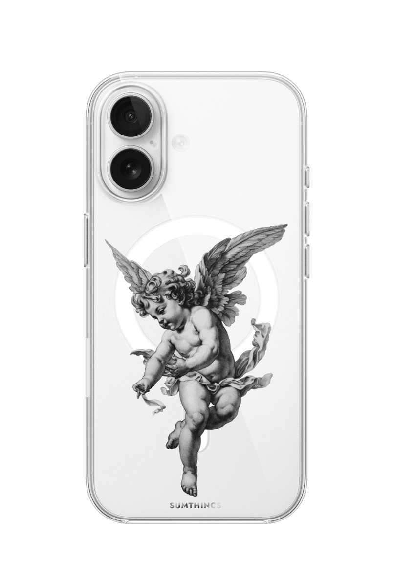 iPhone 17 Angel Clear Magsafe Telefon Kılıfı - Sumthincs
