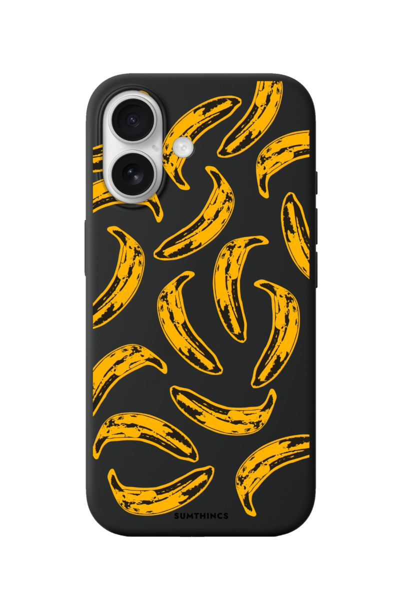 iPhone 17 Banana Premium Telefon Kılıfı Siyah - SUMTHINCS