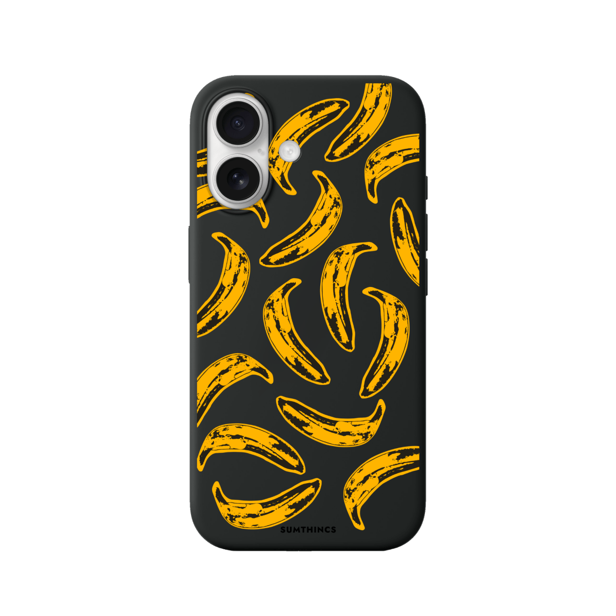 iPhone 17 Banana Premium Telefon Kılıfı Siyah - SUMTHINCS