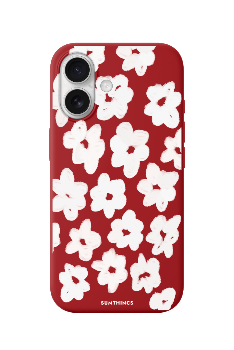 iPhone 17 Blossoms Premium Telefon Kılıfı Kırmızı - SUMTHINCS