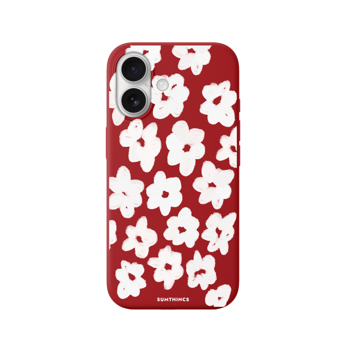 iPhone 17 Blossoms Premium Telefon Kılıfı Kırmızı - SUMTHINCS