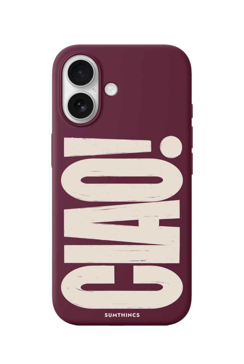 iPhone 17 CIAO! Premium Telefon Kılıfı Bordo - SUMTHINCS