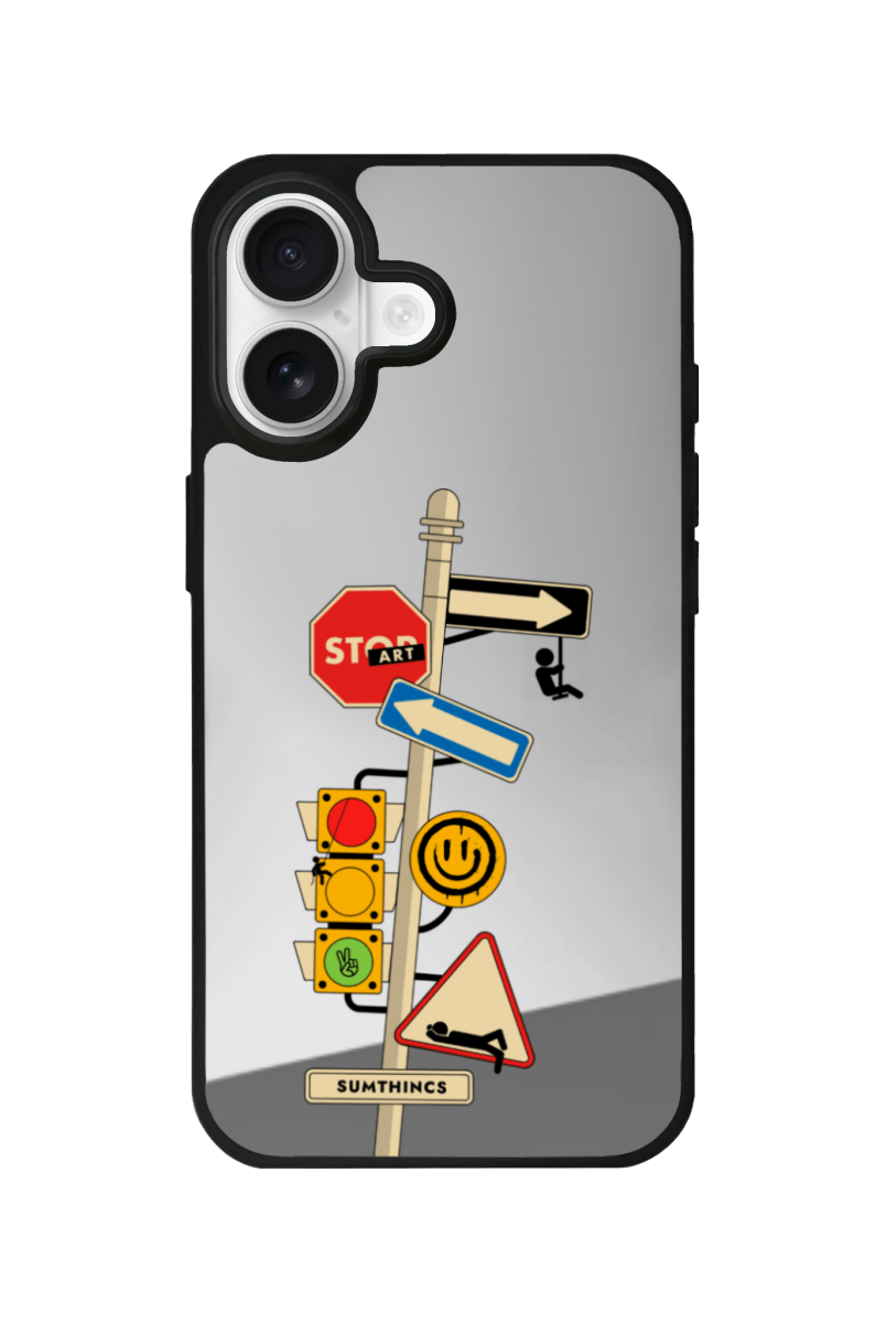 iPhone 17 Crossroad Mirror Aynalı Telefon Kılıfı - SUMTHINCS