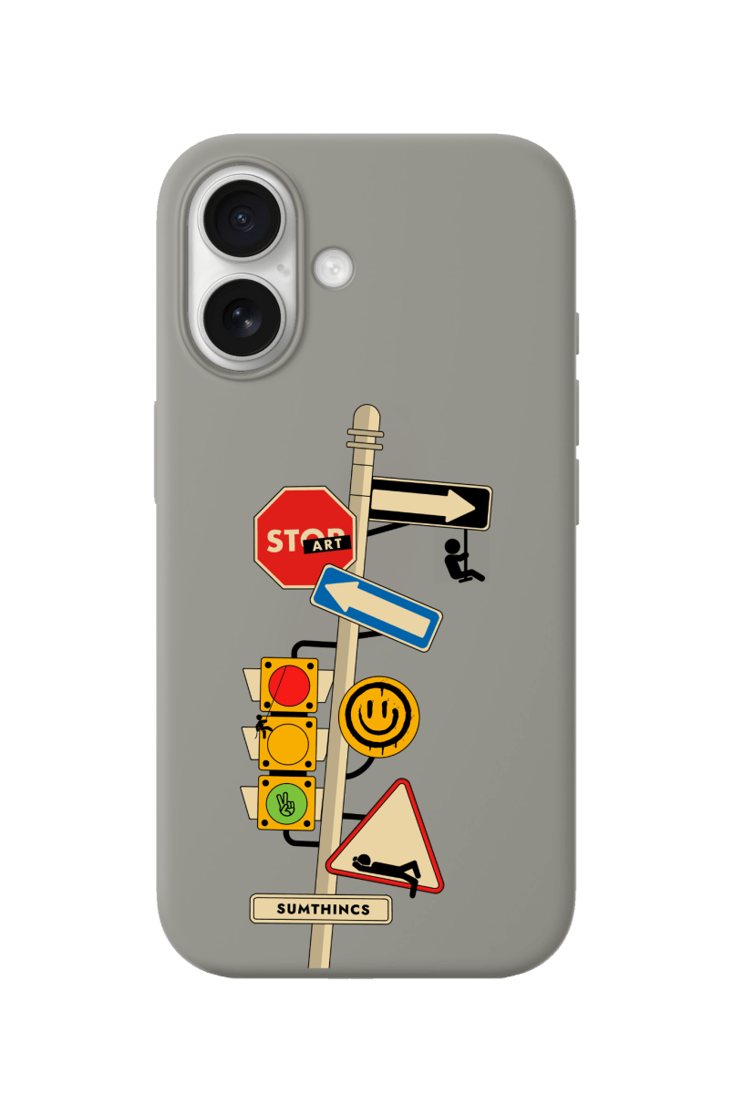 iPhone 17 Crossroad Premium Telefon Kılıfı Gri - SUMTHINCS