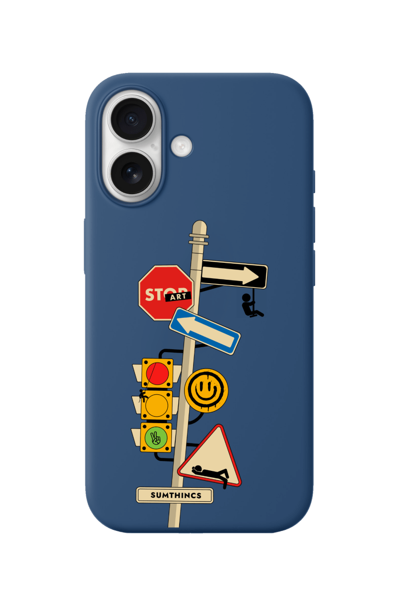 iPhone 17 Crossroad Premium Telefon Kılıfı Pasifik Mavi - SUMTHINCS