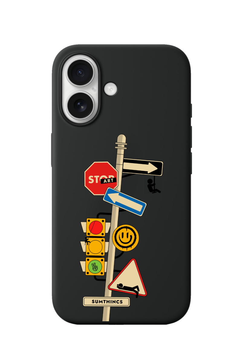 iPhone 17 Crossroad Premium Telefon Kılıfı Siyah - SUMTHINCS