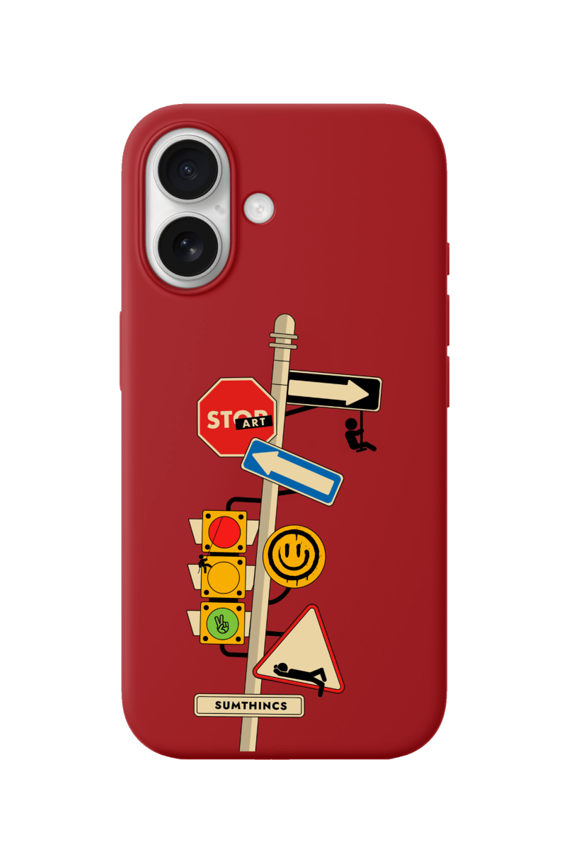 iPhone 17 Crossroad Premium Telefon Kılıfı Kırmızı - SUMTHINCS