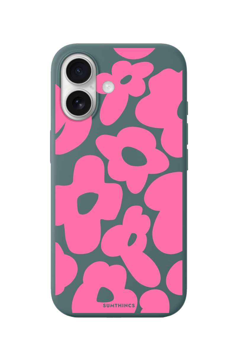 iPhone 17 Daisy Pop Premium Telefon Kılıfı Kaktüs Yeşili - SUMTHINCS