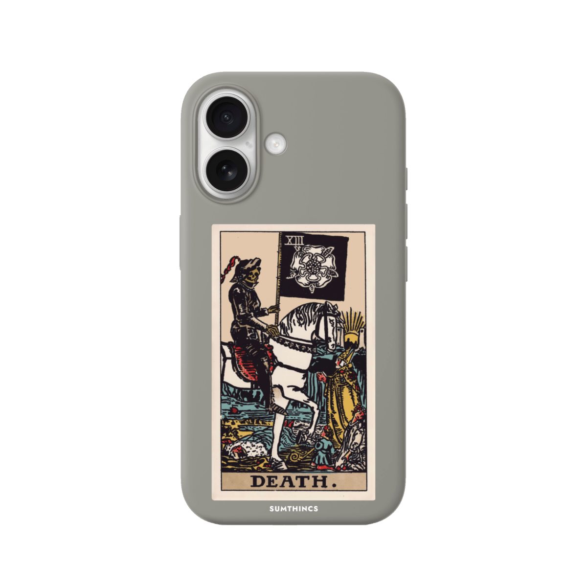 iPhone 17 Death Premium Telefon Kılıfı Gri - SUMTHINCS