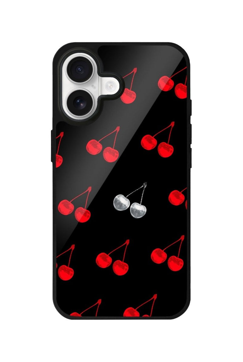 iPhone 17 Disco Cherry Glossy Cam Telefon Kılıfı - Sumthincs