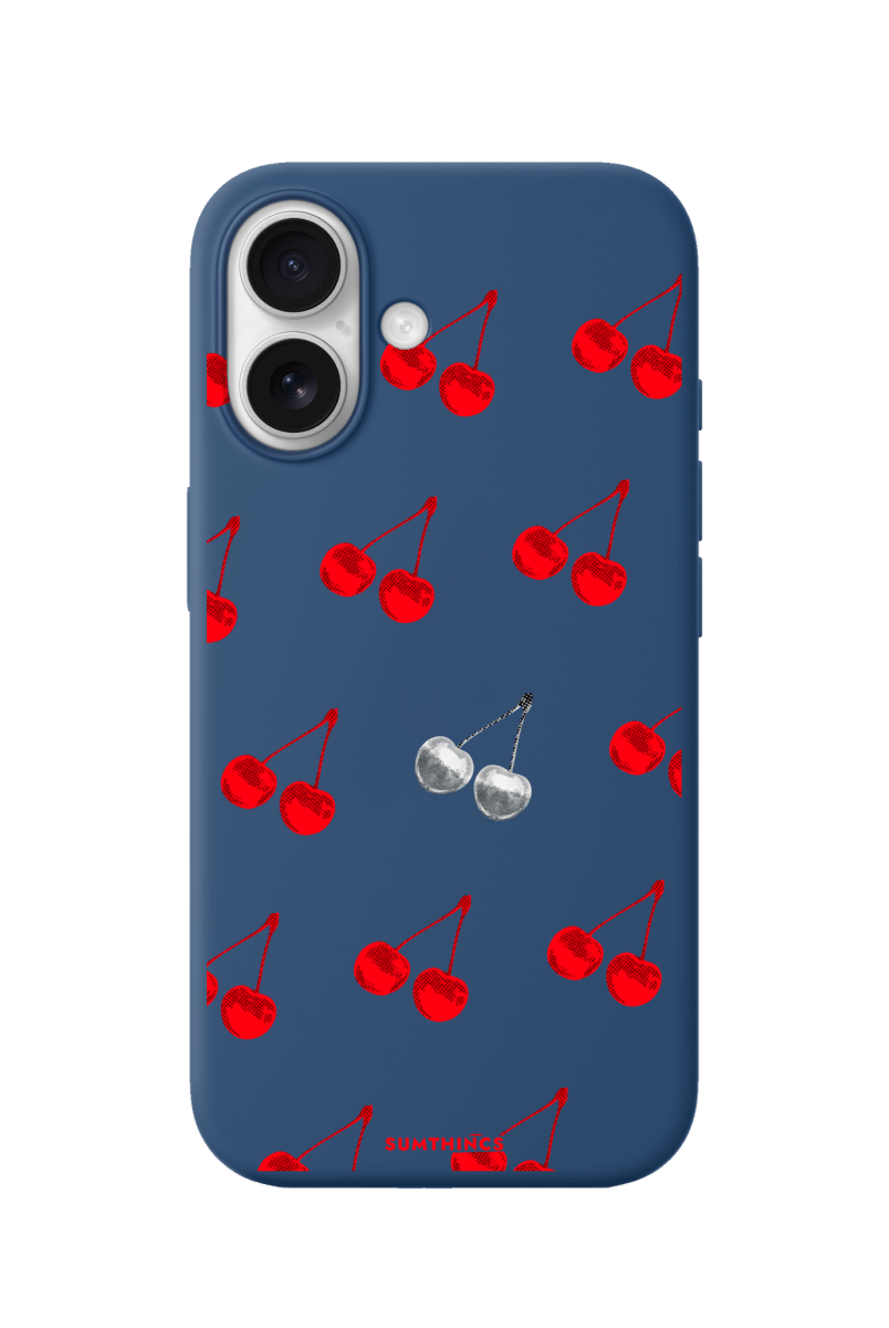 iPhone 17 Disco Cherry Premium Telefon Kılıfı Pasifik Mavi - SUMTHINCS