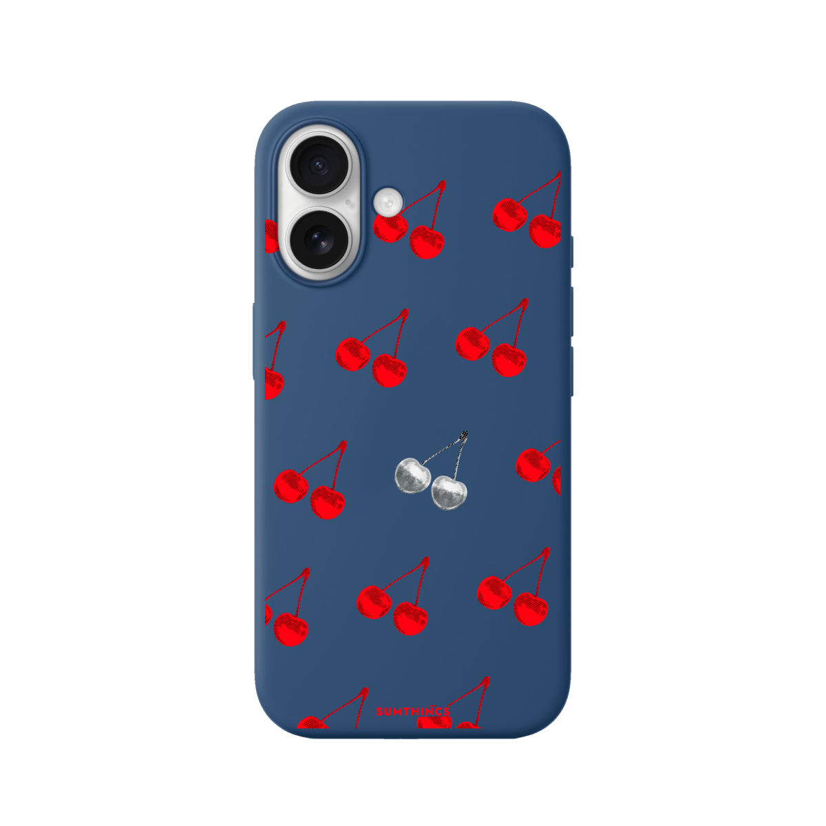 iPhone 17 Disco Cherry Premium Telefon Kılıfı Pasifik Mavi - SUMTHINCS