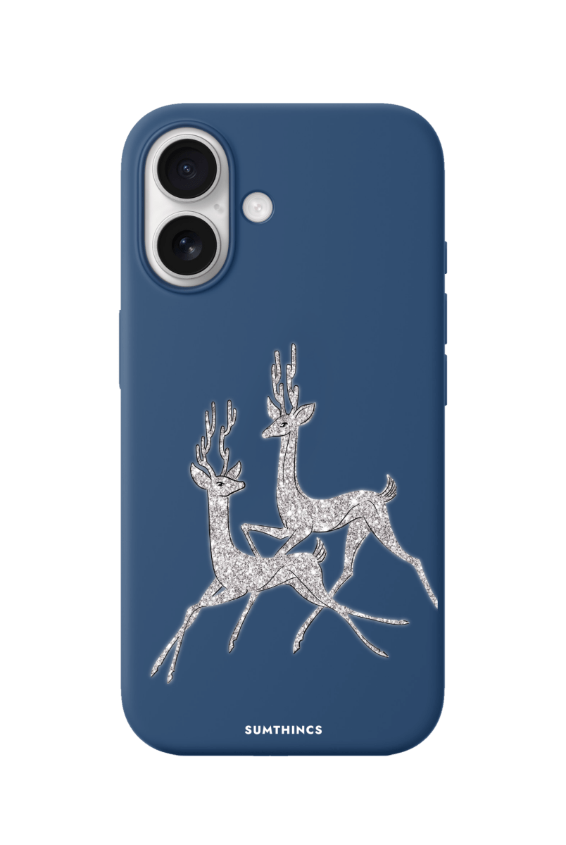 iPhone 17 Disco Deers Premium Telefon Kılıfı Pasifik Mavi - SUMTHINCS
