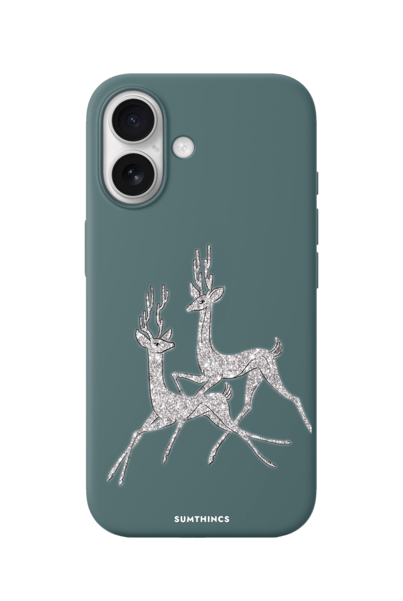 iPhone 17 Disco Deers Premium Telefon Kılıfı Kaktüs Yeşili - SUMTHINCS