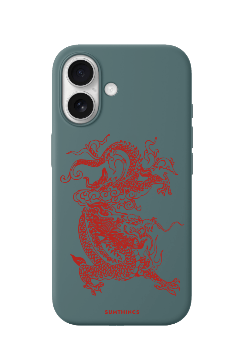 iPhone 17 Dragon Premium Telefon Kılıfı Kaktüs Yeşili - SUMTHINCS