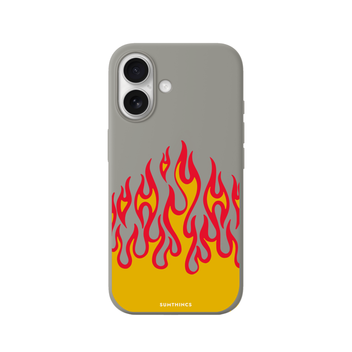 iPhone 17 Flamme Premium Telefon Kılıfı Gri - SUMTHINCS