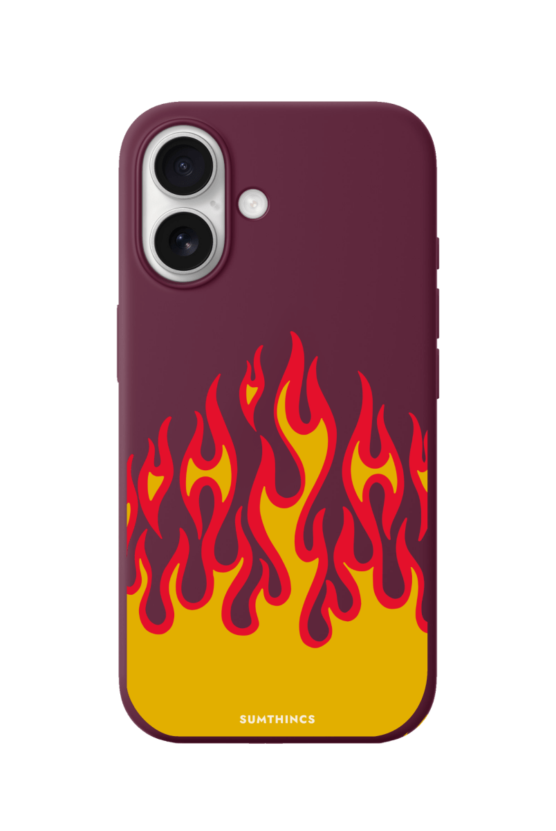 iPhone 17 Flamme Premium Telefon Kılıfı Bordo - SUMTHINCS