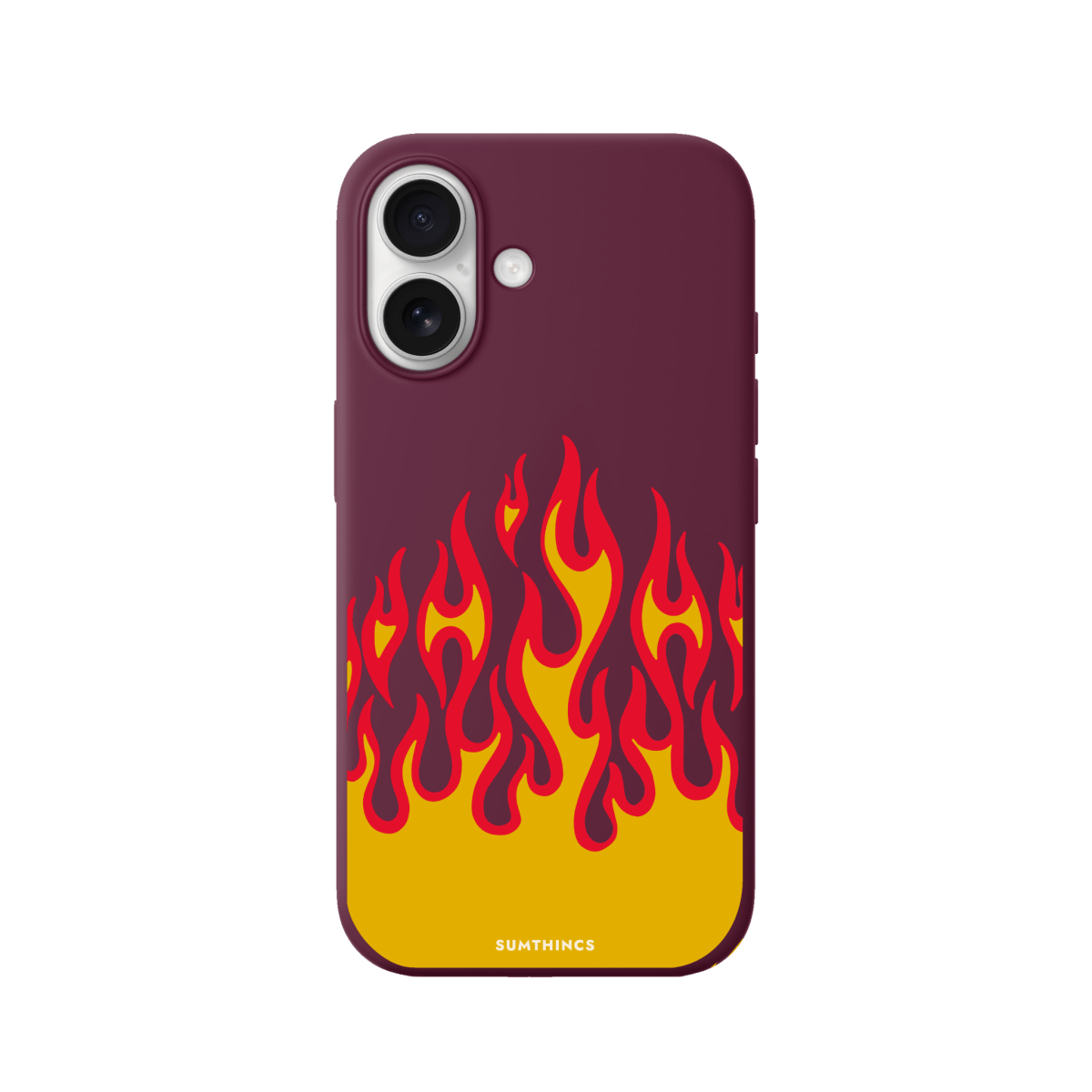 iPhone 17 Flamme Premium Telefon Kılıfı Bordo - SUMTHINCS
