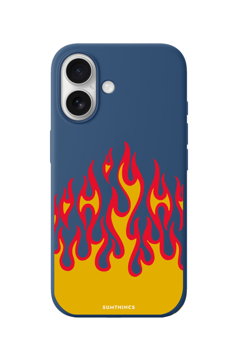 iPhone 17 Flamme Premium Telefon Kılıfı Pasifik Mavi - SUMTHINCS