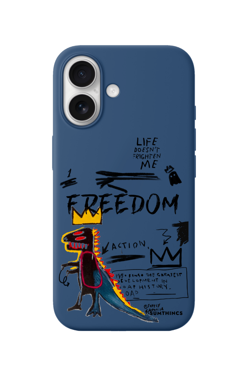 iPhone 17 Freedom Premium Telefon Kılıfı Pasifik Mavi - SUMTHINCS