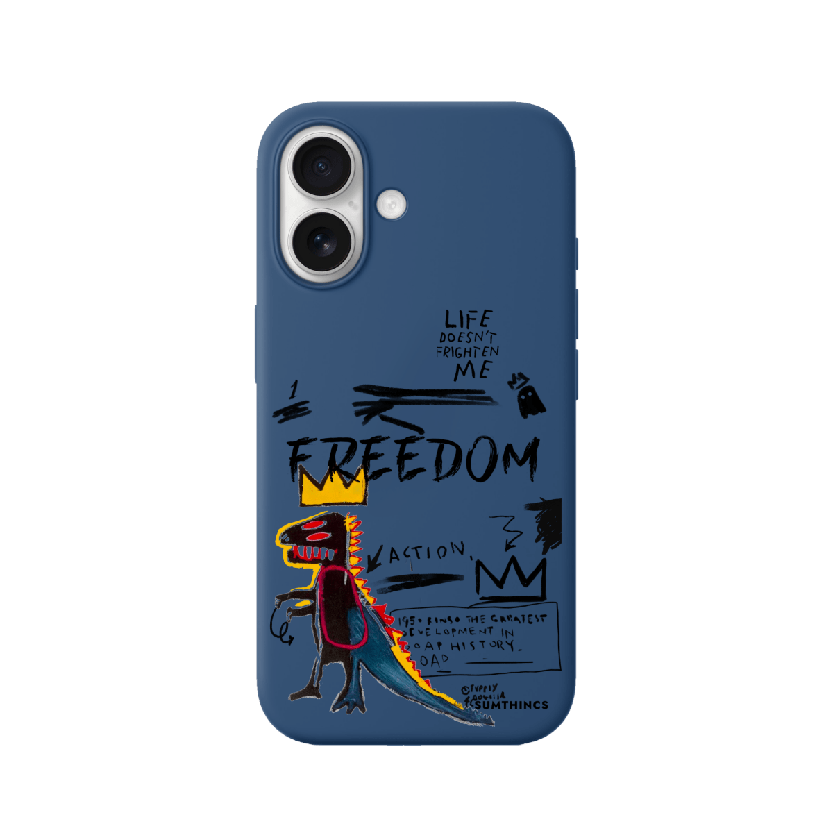 iPhone 17 Freedom Premium Telefon Kılıfı Pasifik Mavi - SUMTHINCS