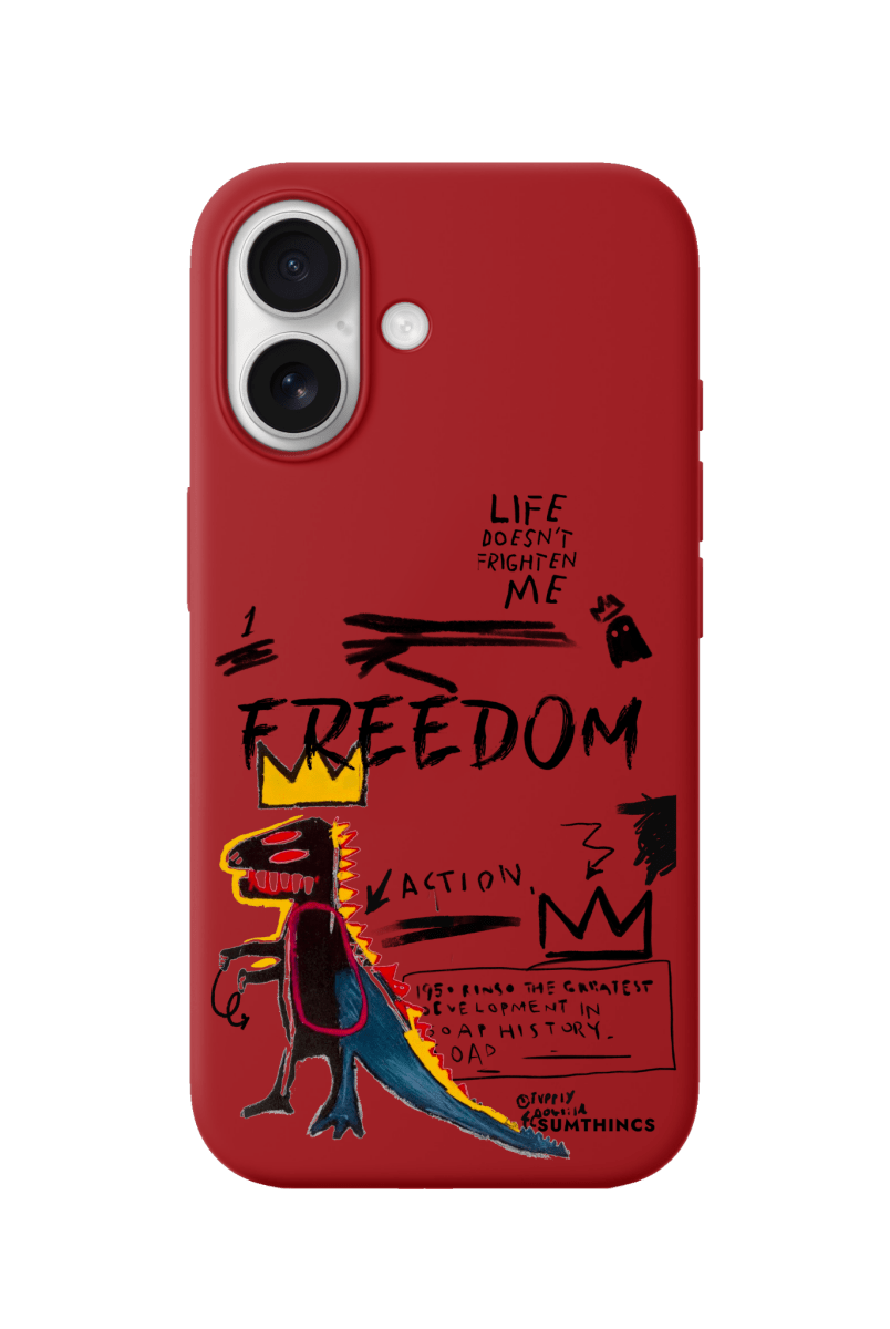 iPhone 17 Freedom Premium Telefon Kılıfı Kırmızı - SUMTHINCS